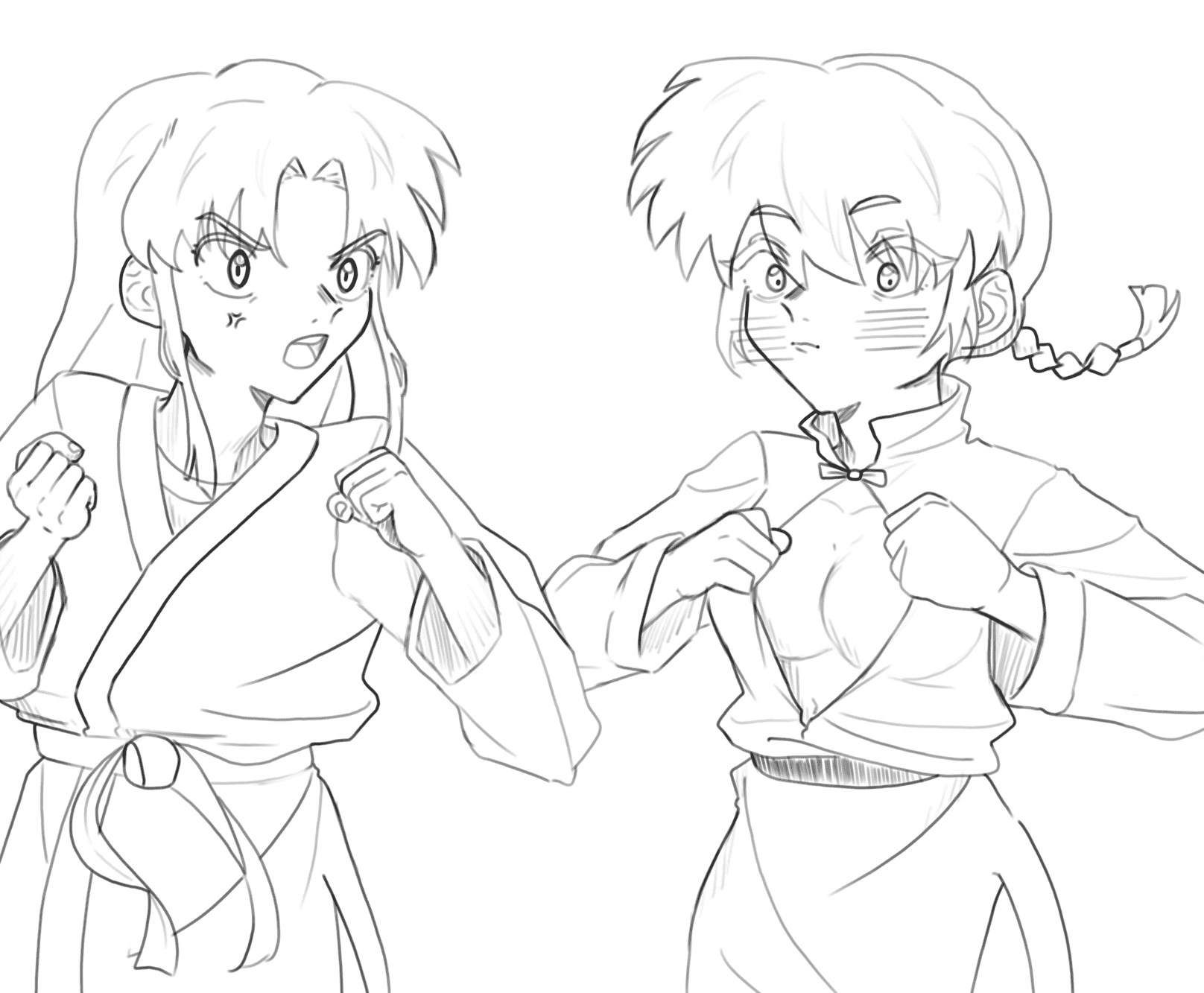 Drawing Ranma 1/2