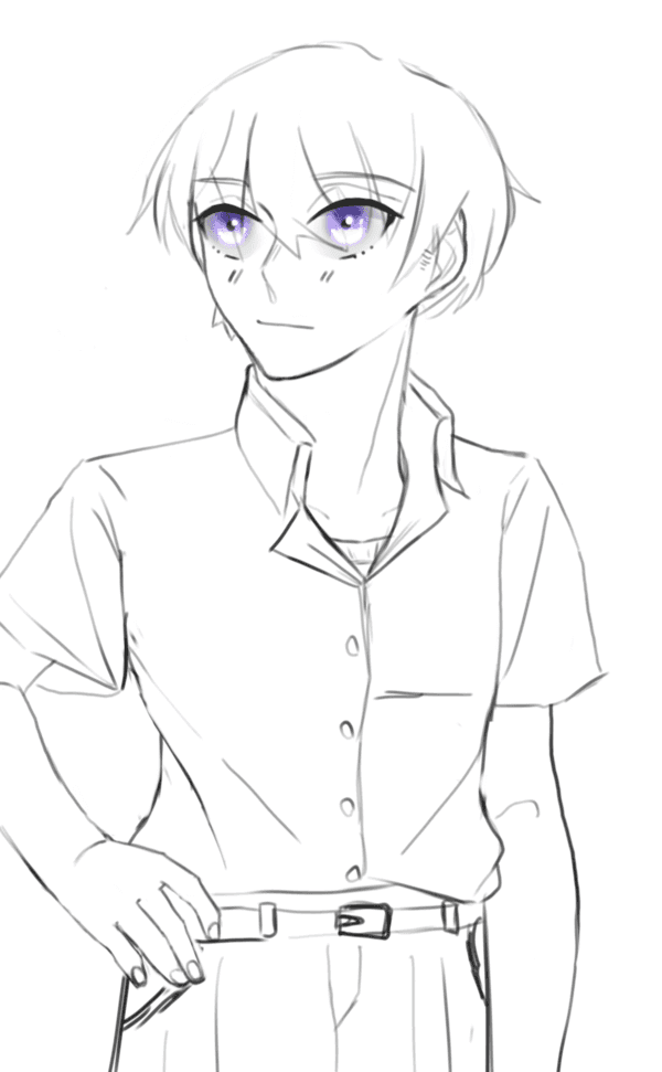 Drawing Keiichi Sketch