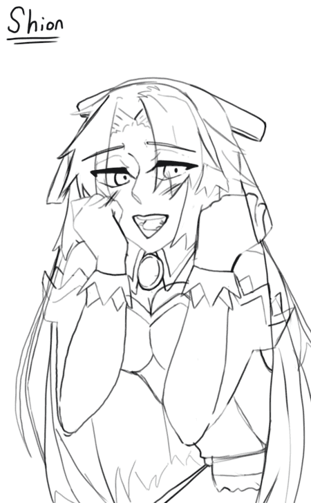 Drawing Shion Sketch